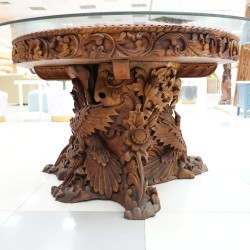 Art: Dragon Table Engraving made of teakwood (image 11 of 28).