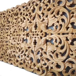 Art: Wall Teak Bali made of teakwood, mahogany wood (image 1 of 1).