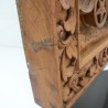 Ukiran: Ukiran Dinding Pandawa di buat dari kayu jati (gambar 53 dari 59).