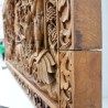 Ukiran: Ukiran Dinding Pandawa di buat dari kayu jati (gambar 52 dari 59).