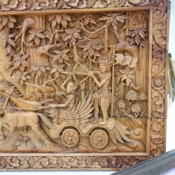 Art: Pandawa Wall Carving made of teakwood (image 20 of 59).