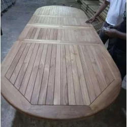 Dining Room - Dining Tables: Teak Dining Table 310cm made of teakwood (image 1 of 1).