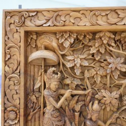 Art: Pandawa Wall Carving made of teakwood (image 7 of 59).
