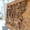 Ukiran: Ukiran Dinding Pandawa di buat dari kayu jati (gambar 40 dari 59).