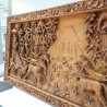 Ukiran: Ukiran Dinding Pandawa di buat dari kayu jati (gambar 2 dari 59).