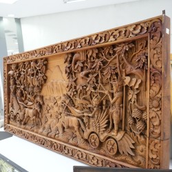 Art: Pandawa Wall Carving made of teakwood (image 42 of 59).