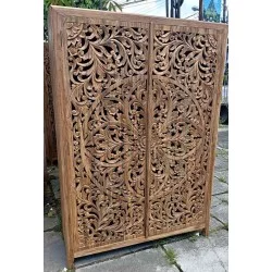 Bedroom - Wardrobes: Carve Wardrobe Bali made of teakwood, mahogany wood (image 1 of 1).
