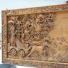 Ukiran: Ukiran Dinding Pandawa di buat dari kayu jati (gambar 47 dari 59).