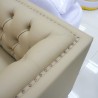 Living Room - Chairs: Sofa Chesterfield made of leather, sponge (image 13 of 16).