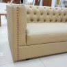 Living Room - Chairs: Sofa Chesterfield made of leather, sponge (image 6 of 16).
