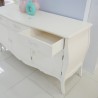 Living Room - Credenza: Cupboard White 3 Drawers made of plywood (image 6 of 27).