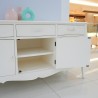 Living Room - Credenza: Cupboard White 3 Drawers made of plywood (image 24 of 27).