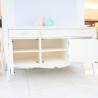 Living Room - Credenza: Cupboard White 3 Drawers made of plywood (image 19 of 27).