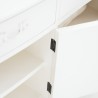 Living Room - Credenza: Cupboard White 3 Drawers made of plywood (image 20 of 27).