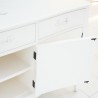 Living Room - Credenza: Cupboard White 3 Drawers made of plywood (image 22 of 27).