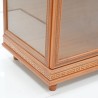Living Room - Credenza: Cupboard Dark Brown with Glass made of plywood (image 8 of 27).