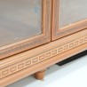 Living Room - Credenza: Cupboard Dark Brown with Glass made of plywood (image 20 of 27).