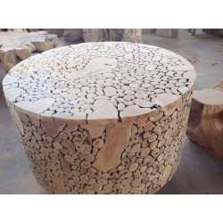 Living Room - Coffee Tables: River Root Table Samuntai made of teakwood (image 1 of 1).