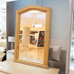 Living Room: Wood Mirror Andara (image 7 of 15).