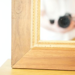Living Room: Teak Wood Mirror Glass (image 8 of 13).