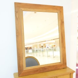Living Room: Teak Wood Mirror Glass (image 10 of 13).