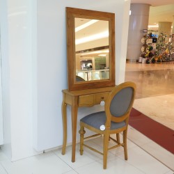 Living Room: Teak Wood Mirror Glass (image 11 of 13).