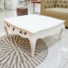 Living Room: White Coffee Table with Drawers (image 11 of 15).