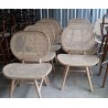 Living Room - Chairs: Rattan Chairs made of teakwood (image 8 of 9).