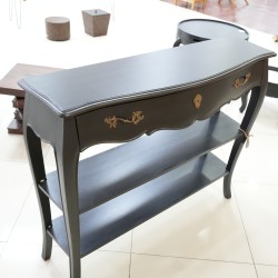 Living Room: Blue Antique Console Table (image 8 of 13).