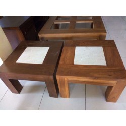 Living Room - Coffee Tables: JCT Marble Table made of teakwood, mahogany wood, marble (image 1 of 1).