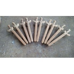 Building Materials: Door Handles Keris made of teakwood (image 1 of 1).