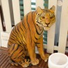 Art: Resin Tiger Statue (image 1 of 7).