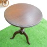Living Room - Coffee Tables: Round Small Table of Betawi made of teakwood (image 5 of 15).