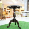 Living Room - Coffee Tables: Round Small Table of Betawi made of teakwood (image 7 of 15).