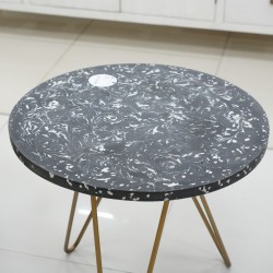 Living Room: Eco Friendly Round Marble Coffee Table (image 8 of 11).