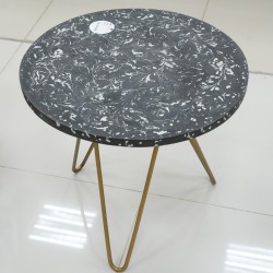 Living Room: Eco Friendly Round Marble Coffee Table (image 9 of 11).