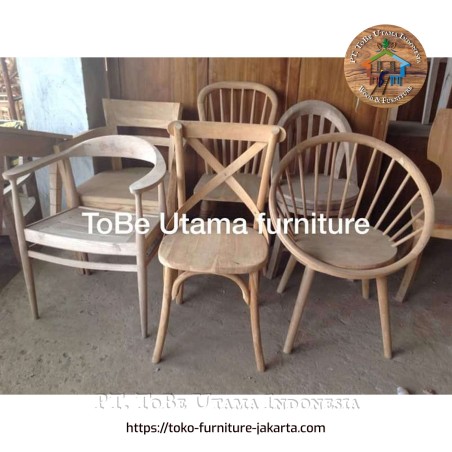 Living Room - Chairs: ToBeU Chairs Holland made of teakwood (image 1 of 1).