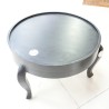 Living Room: Round Coffee Table with Large Tray (image 9 of 18).