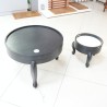Living Room: Round Coffee Table with Large Tray (image 11 of 18).