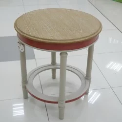 Round Coffee Table with Glass