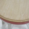 Ruang Keluarga - Meja Kecil: Meja Kopi Bulat dengan Kaca di buat dari kayu mahoni, kaca (gambar 12 dari 15).