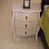 Bedroom: White Nightstand 3 Drawers (image 2 of 3).