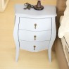 Bedroom: White Nightstand 3 Drawers (image 1 of 3).