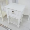Bedroom: White Night Stand With two Drawers (image 4 of 19).