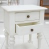 Bedroom: White Night Stand With two Drawers (image 19 of 19).