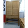 Living Room - Credenza: Cabinet Minimalist made of solid wood, rattan, MDF (image 1 of 6).