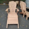 Living Room - Chairs: Teak Adirondack Chairs made of teakwood (image 1 of 6).