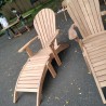 Living Room - Chairs: Teak Adirondack Chairs made of teakwood (image 2 of 6).