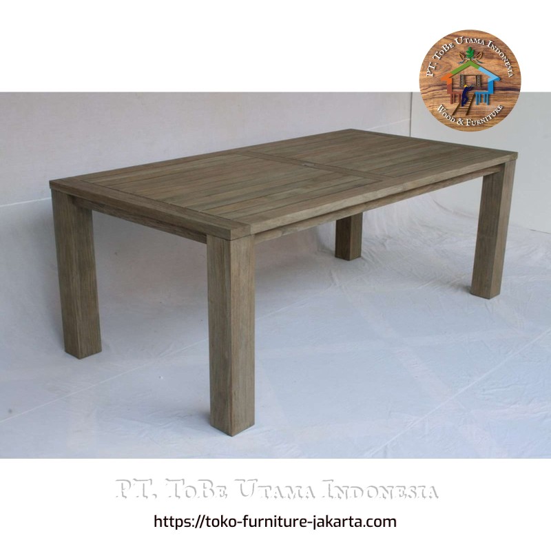 Dining Room - Dining Tables: KJ Teak Dark Dining Table made of teakwood, mahogany wood (image 1 of 1). Dining Room - Dining Tables: KJ Teak Dark Dining Table made of teakwood, mahogany wood (image 1 of 1).
