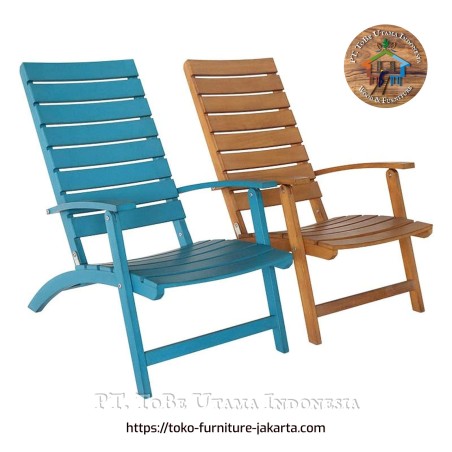 Garden - Teak: KJ Beach Cafe Chairs Colours made of mahogany wood (image 1 of 2).